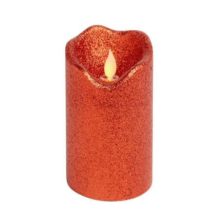 Swing Red Glitter Flameless LED Candle for Wedding