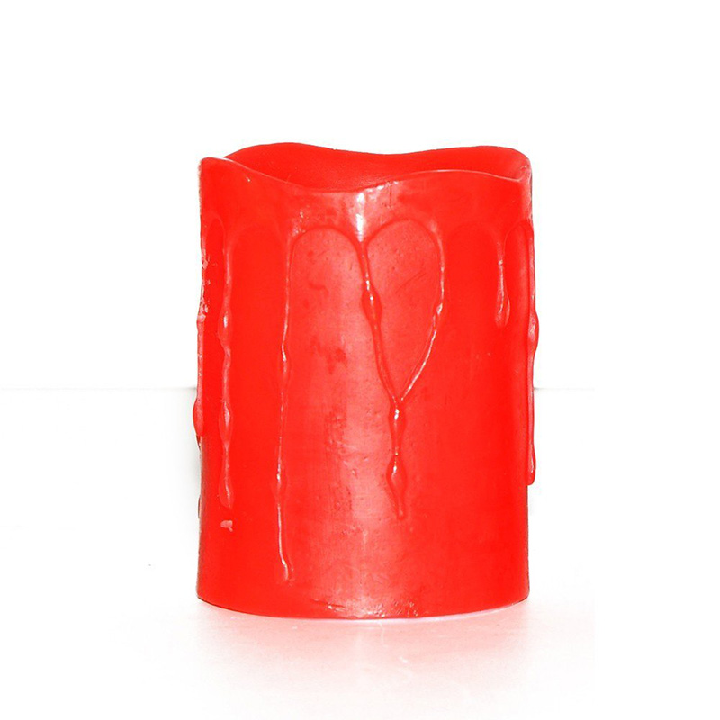 Red Tears Flameless LED Candle for Wedding and Decoration