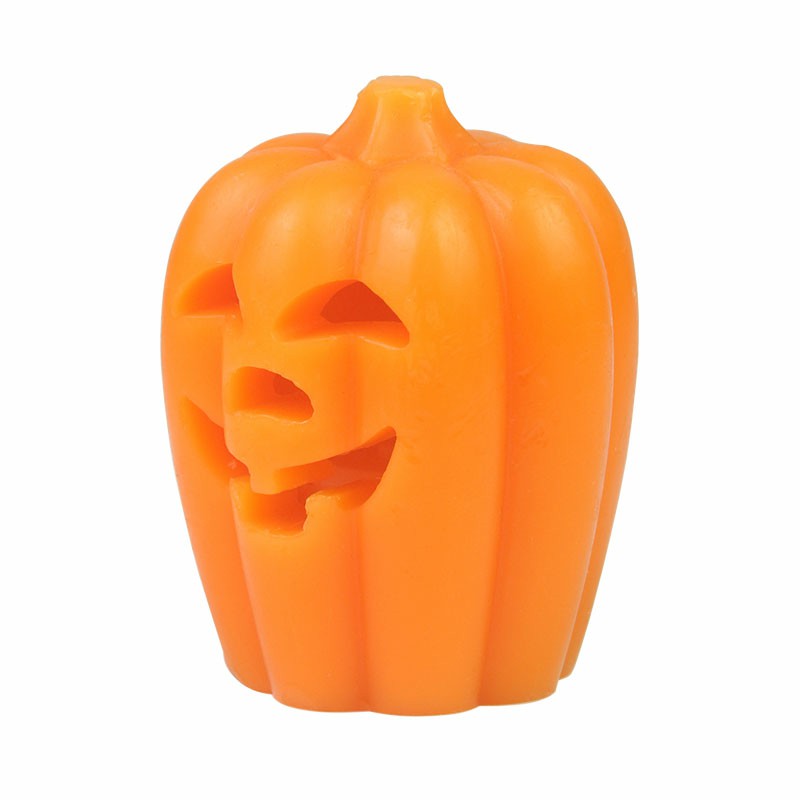 Orange Pumpkin Shape Flameless LED Candle for Halloween Party