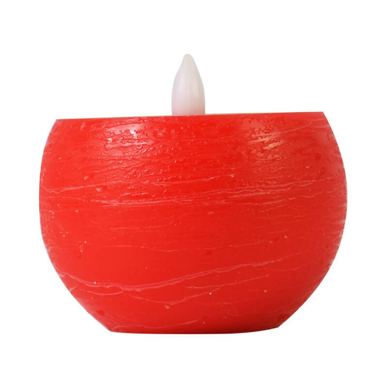 Yellow/Red Round Tealight Candle Flameless LED Candle